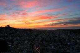 Sunset over the Sunset