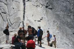 Ryan and the blind guy waiting to go up.