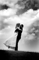 Jordan and Caleb (B&W)